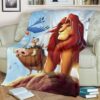 LION KING FLEECE BLANKET GIFT FOR FAN
