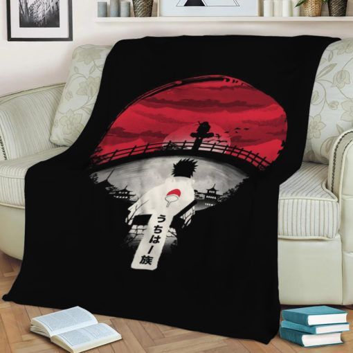 UCHIHA NIGHT ANIME JAPAN BEST SELLER FLEECE BLANKET GIFT FOR FAN UCHIHA NIGHT ANIME JAPAN BEST SELLER FLEECE BLANKET GIFT FOR FAN