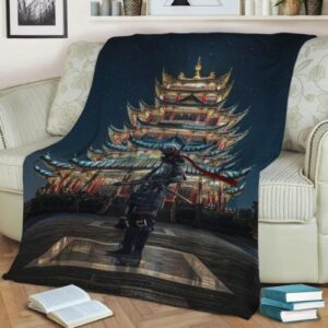 Samurai  Anime Japan Best Seller Fleece Blanket Gift For Fan