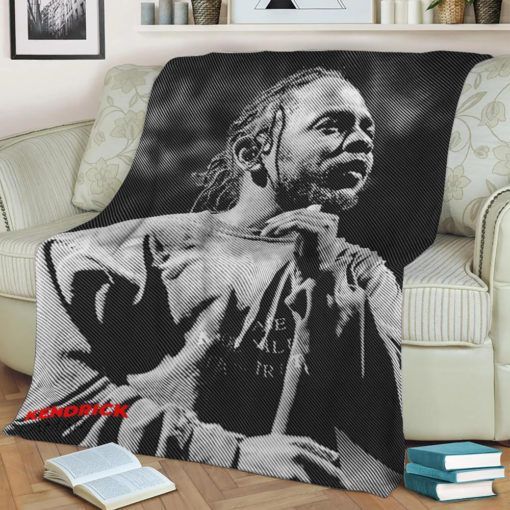 KENDRICK LAMAR DAMN FLEECE BLANKET GIFT FOR FAN KENDRICK LAMAR DAMN FLEECE BLANKET GIFT FOR FAN