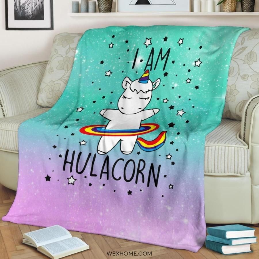I AM HULACORN CUTE UNICORN BEST SELLER FLEECE BLANKET GIFT FOR FAN I AM HULACORN CUTE UNICORN BEST SELLER FLEECE BLANKET GIFT FOR FAN
