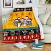 RED YELLOW STAR WARS CHIBI CHRISTMAS FLEECE BLANKET GIFT FOR FAN