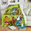 SCOOBY DOO GREEN FLEECE BLANKET GIFT FOR FAN