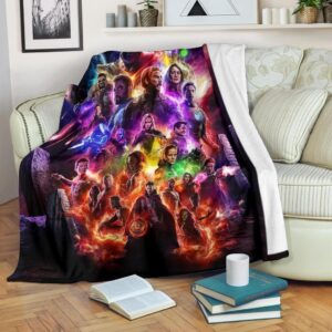 AVENGERS ENDGAME FLEECE BLANKET GIFT FOR FAN