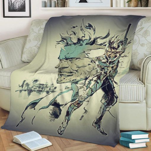 METAL GEAR BEST SELLER FLEECE BLANKET GIFT FOR FAN METAL GEAR BEST SELLER FLEECE BLANKET GIFT FOR FAN