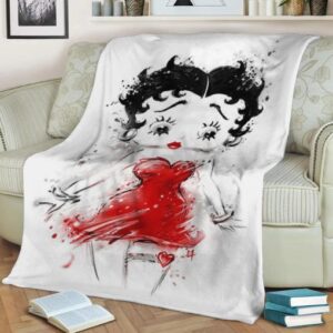BETTY BOOP SHADES FLEECE BLANKET GIFT FOR FAN