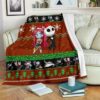 NIGHTMARE BEFORE CHRISTMAS FLEECE BLANKET GIFT FOR FAN