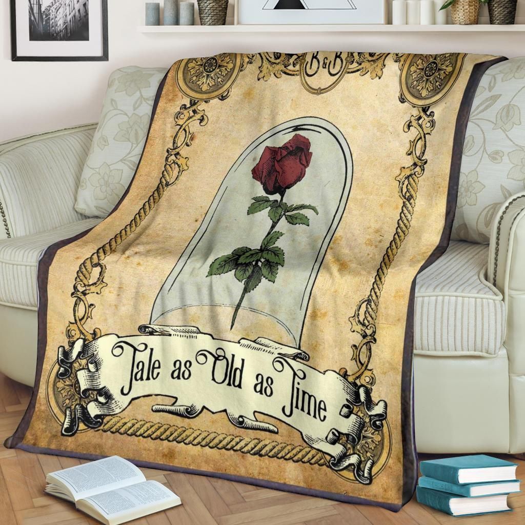 TALE AS OLD AS TIME BEAUTY AND THE BEAST BEST SELLER FLEECE BLANKET GIFT FOR FAN TALE AS OLD AS TIME BEAUTY AND THE BEAST BEST SELLER FLEECE BLANKET GIFT FOR FAN