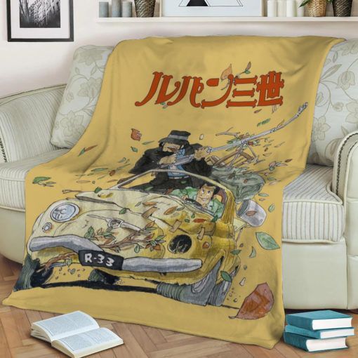 ROAD TO CAGLIOSTRO FLEECE BLANKET GIFT FOR FAN ROAD TO CAGLIOSTRO FLEECE BLANKET GIFT FOR FAN
