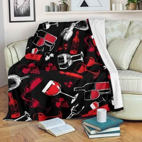 WINE GRUNGE FLEECE BLANKET GIFT FOR FAN WINE GRUNGE FLEECE BLANKET GIFT FOR FAN