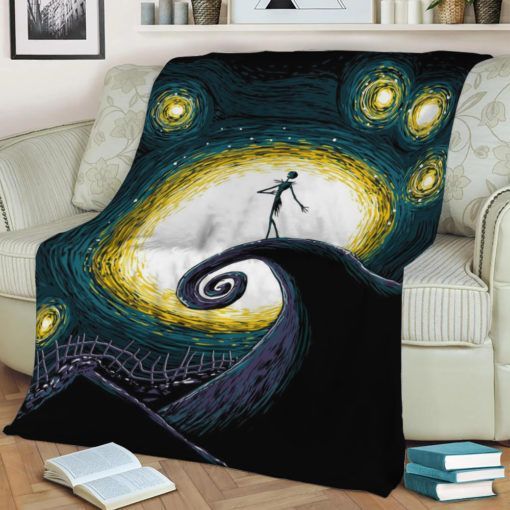 STARRY NIGHTMARE FLEECE BLANKET GIFT FOR FAN STARRY NIGHTMARE FLEECE BLANKET GIFT FOR FAN