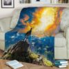 THE LEGEND OF ZELDA ANIME JAPAN BEST SELLER FLEECE BLANKET GIFT FOR FAN