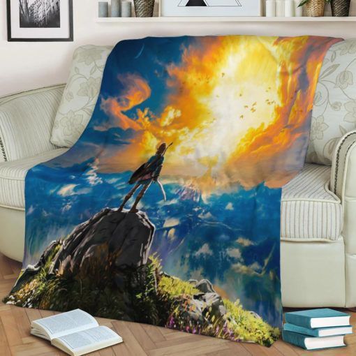 THE LEGEND OF ZELDA ANIME JAPAN BEST SELLER FLEECE BLANKET GIFT FOR FAN THE LEGEND OF ZELDA ANIME JAPAN BEST SELLER FLEECE BLANKET GIFT FOR FAN