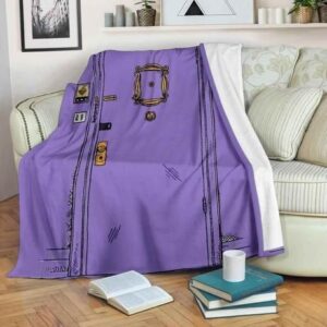 FRIENDS DOOR FRAME FLEECE BLANKET GIFT FOR FAN