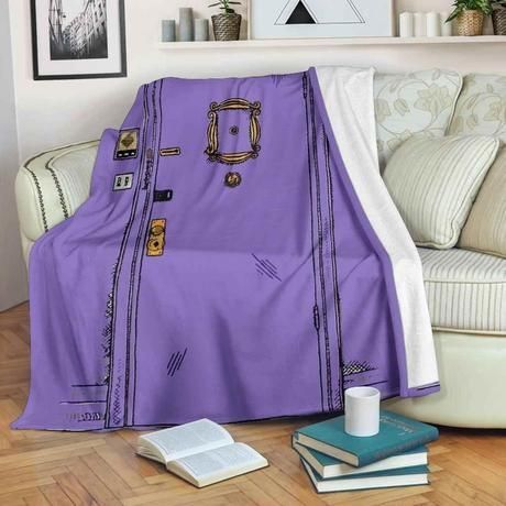 FRIENDS DOOR FRAME FLEECE BLANKET GIFT FOR FAN FRIENDS DOOR FRAME FLEECE BLANKET GIFT FOR FAN