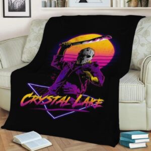 RETRO MACHETE FLEECE BLANKET GIFT FOR FAN