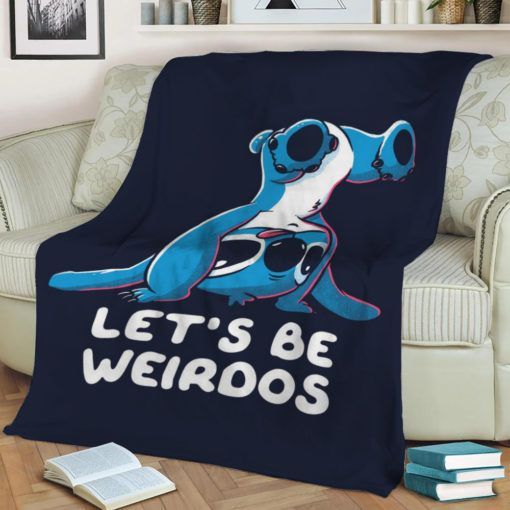 STITCH DISNEY LET’S BE WEIRDOS FLEECE BLANKET GIFT FOR FAN STITCH DISNEY LET’S BE WEIRDOS FLEECE BLANKET GIFT FOR FAN