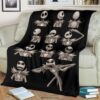 JACK SKELLINGTON EMOTIONS THE NIGHTMARE BEFORE CHRISTMAS BEST SELLER FLEECE BLANKET GIFT FOR FAN