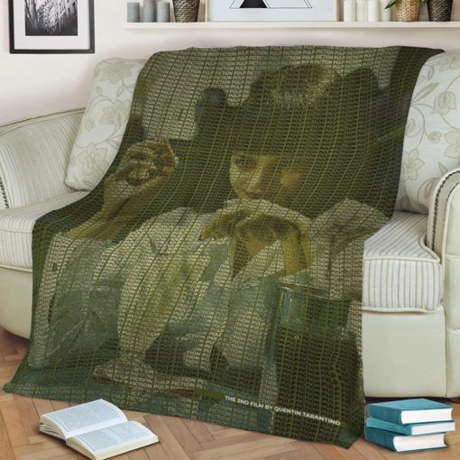PULP FICTION FLEECE BLANKET GIFT FOR FAN PULP FICTION FLEECE BLANKET GIFT FOR FAN