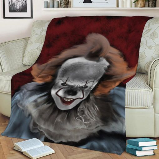 PENNYWISE FLEECE BLANKET GIFT FOR FAN PENNYWISE FLEECE BLANKET GIFT FOR FAN