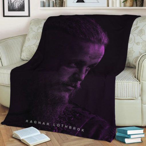 RAGNAR LOTHBROK FLEECE BLANKET GIFT FOR FAN RAGNAR LOTHBROK FLEECE BLANKET GIFT FOR FAN