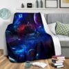 GALAXY FLEECE BLANKET GIFT FOR FAN