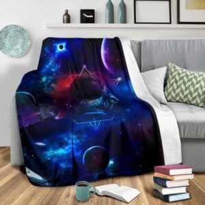 GALAXY FLEECE BLANKET GIFT FOR FAN