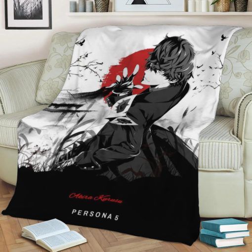 PERSONA 5 ANIME JAPAN BEST SELLER FLEECE BLANKET GIFT FOR FAN PERSONA 5 ANIME JAPAN BEST SELLER FLEECE BLANKET GIFT FOR FAN