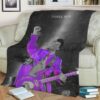 PURPLE RAIN FLEECE BLANKET GIFT FOR FAN