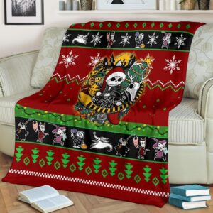 NEW NIGHTMARE BEFORE CHRISTMAS JACK SKELLINGTON FLEECE BLANKET GIFT FOR FAN