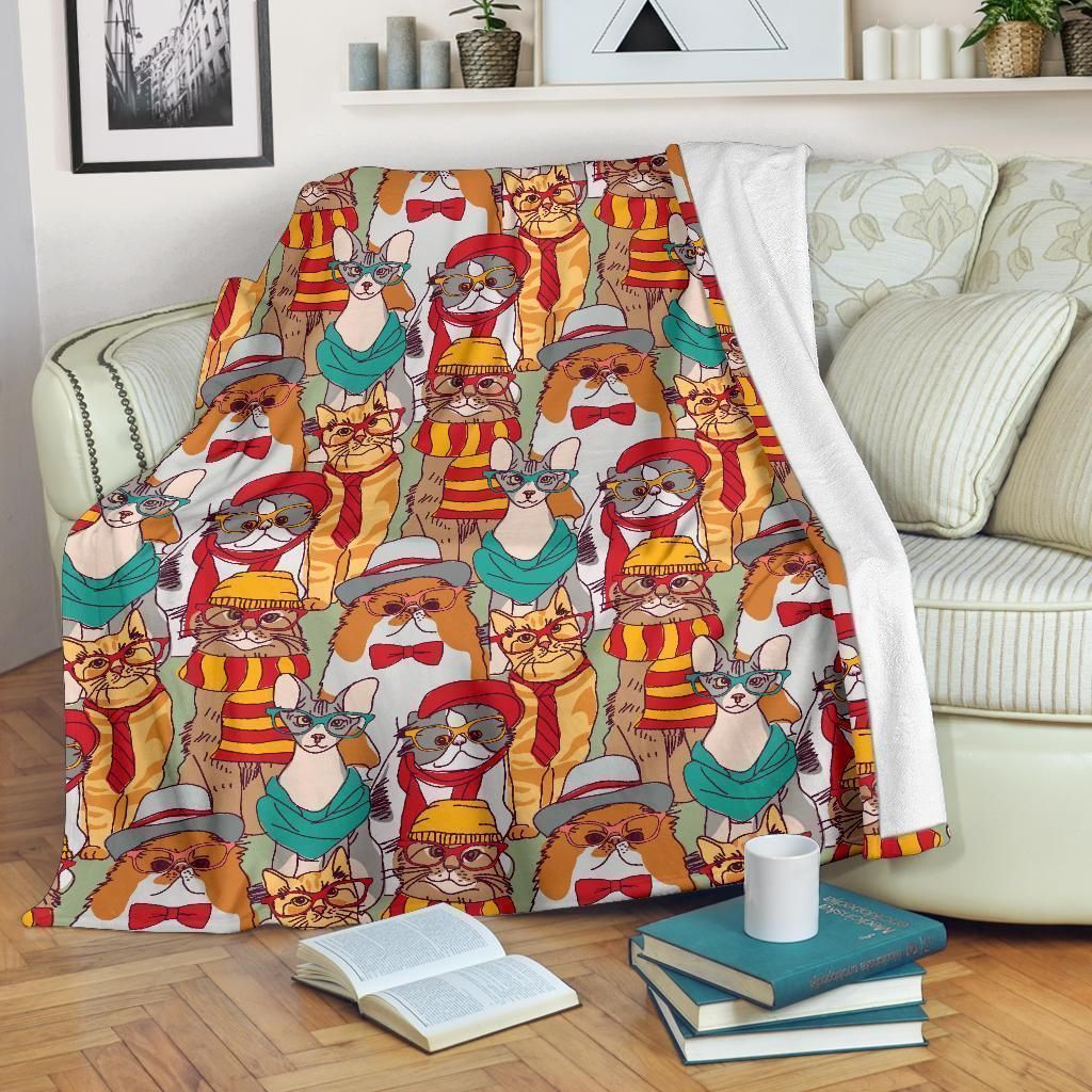 FUNNY GRYFFINDOR CAT FLEECE BLANKET GIFT FOR FAN FUNNY GRYFFINDOR CAT FLEECE BLANKET GIFT FOR FAN