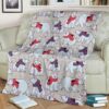 POLAR BEAR WITH SCARF BEST SELLER FLEECE BLANKET GIFT FOR FAN