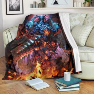 LINDWORM LEGENDARY DRAGON FLEECE BLANKET GIFT FOR FAN