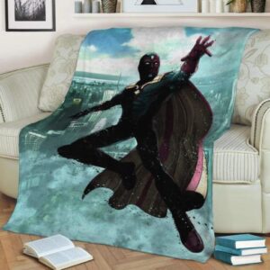 VISION AVENGERS MARVEL FLEECE BLANKET GIFT FOR FAN