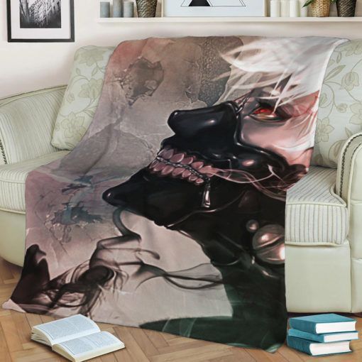 KEN KANEKI TOKYO GHOUL ANIME JAPAN BEST SELLER FLEECE BLANKET GIFT FOR FAN KEN KANEKI TOKYO GHOUL ANIME JAPAN BEST SELLER FLEECE BLANKET GIFT FOR FAN