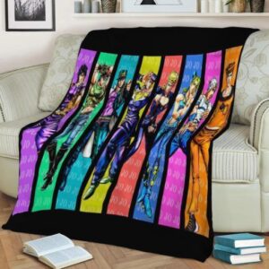 JOJO’S BIZARRE ADVENTURE ANIME JAPAN BEST SELLER FLEECE BLANKET GIFT FOR FAN