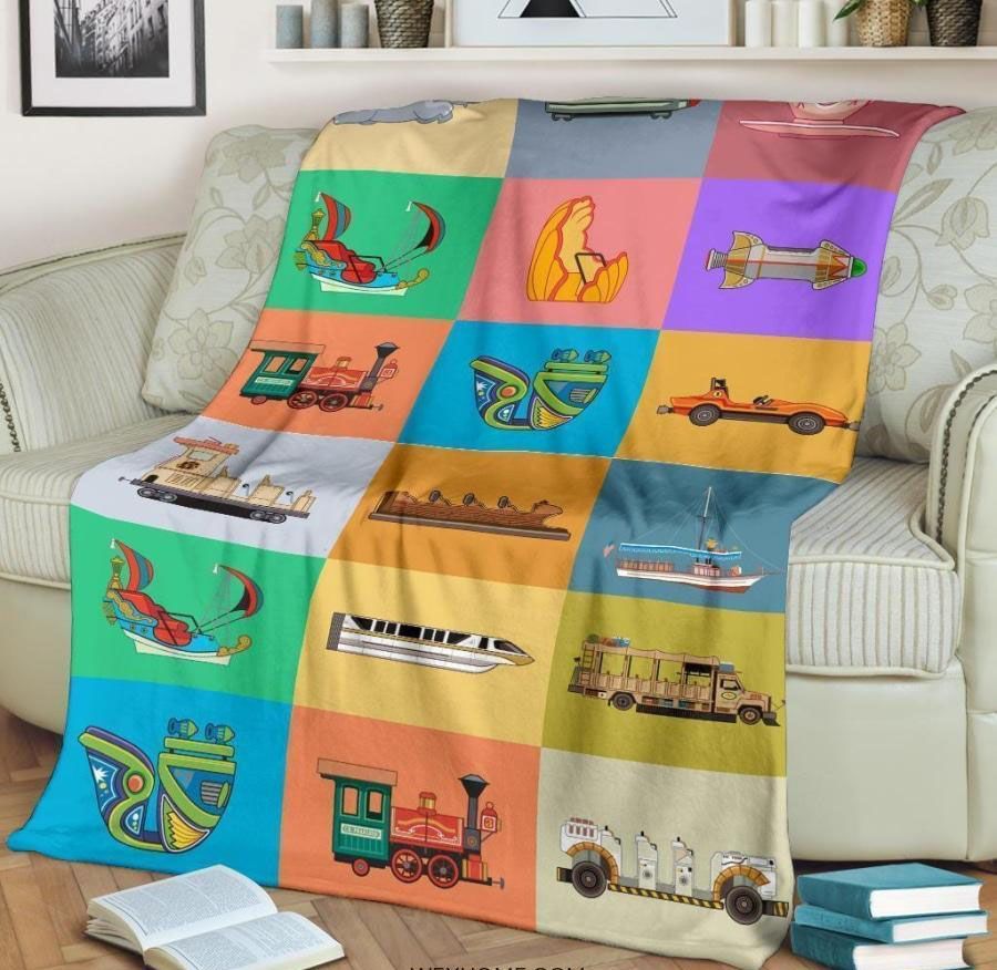 FUNNY VEHICLE CARTOON BEST SELLER FLEECE BLANKET GIFT FOR FAN FUNNY VEHICLE CARTOON BEST SELLER FLEECE BLANKET GIFT FOR FAN