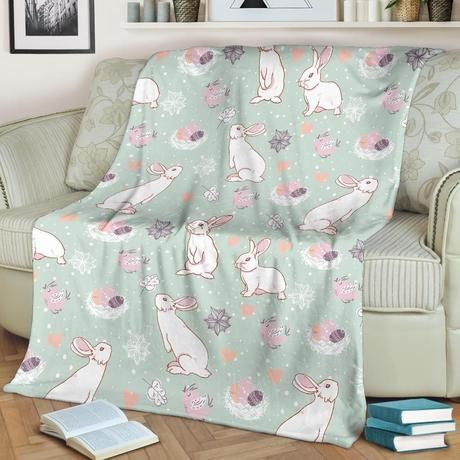 LOVELY RABBIT HAVE BIGGER TOOLS BESTSELLER FLEECE BLANKET GIFT FOR FAN LOVELY RABBIT HAVE BIGGER TOOLS BESTSELLER FLEECE BLANKET GIFT FOR FAN