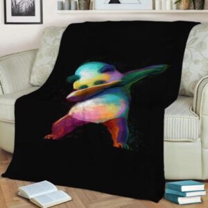 DABBING PANDA FLEECE BLANKET GIFT FOR FAN