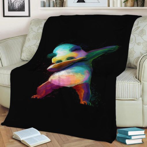 DABBING PANDA FLEECE BLANKET GIFT FOR FAN DABBING PANDA FLEECE BLANKET GIFT FOR FAN