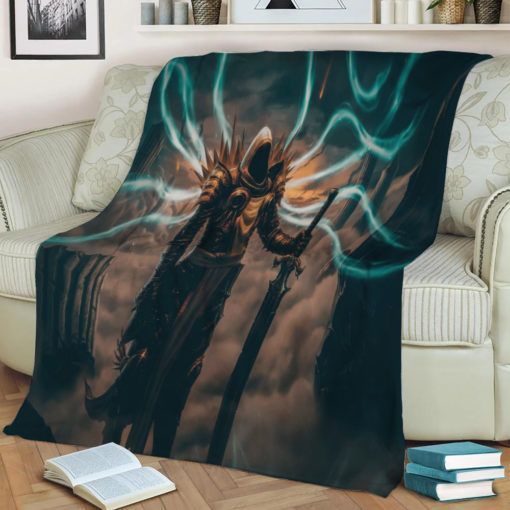 DIABLO 3 BEST SELLER FLEECE BLANKET GIFT FOR FAN DIABLO 3 BEST SELLER FLEECE BLANKET GIFT FOR FAN