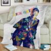 RICK GRIMES FLEECE BLANKET GIFT FOR FAN