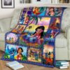 STITCH AND LILO BEST FRIENDS BEST SELLER FLEECE BLANKET GIFT FOR FAN