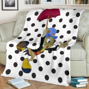 JIMINY CRICKET BEST SELLER FLEECE BLANKET GIFT FOR FAN