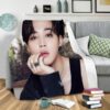 BTS JIMIN BEST SELLER FLEECE BLANKET GIFT FOR FAN