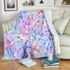 EEVEE EVOLUTION POKEMON FLEECE BLANKET GIFT FOR FAN