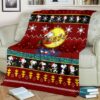 SNOOPY RED CHRISTMAS FLEECE BLANKET GIFT FOR FAN