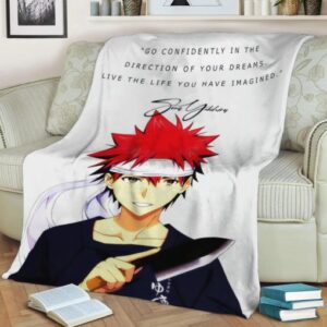 SHOKUGEKI NO SOMA ANIME JAPAN BEST SELLER FLEECE BLANKET GIFT FOR FAN
