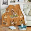LET’S GO EEVEE POKEMON FLEECE BLANKET GIFT FOR FAN
