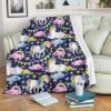 UNICORN NIGHT FESTIVAL BESTSELLER FLEECE BLANKET GIFT FOR FAN